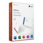 ALT: Office pakket voor thuis en zakelijk gebruik, Microsoft Office 2019 op Mac en Windows.