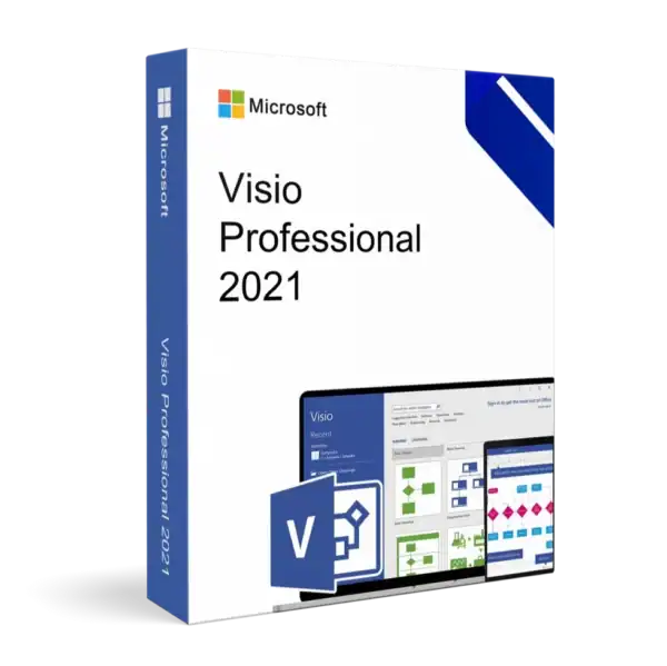 Visio Professional 2021 promoot professionele diagrammen en visualisaties.