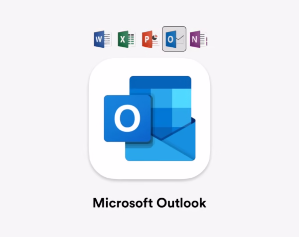 Afbeelding van Microsoft Outlook, verkrijgbaar als digitale licentie bij Officelicentie.nl